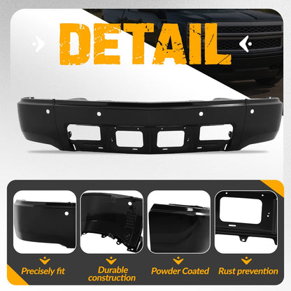 Front Bumper Face Bar for Chevrolet Silverado 1500 (2014–2015) CON-A000325