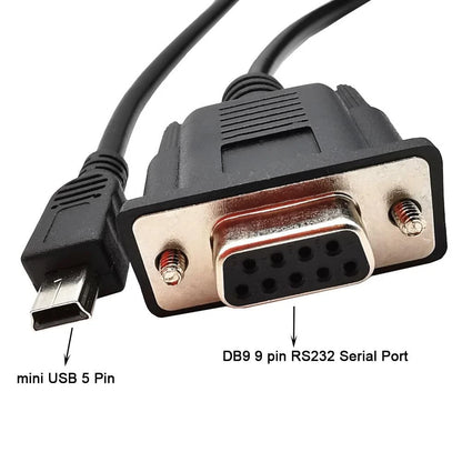 USB to RS232 Serial Adapter Mini 5 Pin Male for