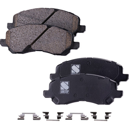 Front Brake Disc Rotors and Pads Kit for Mitsubishi Outlander Sport Lancer