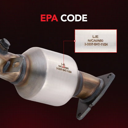 Set of 2 Catalytic Converters for Nissan FX35 FX37 Q40 EX35 G35 G37 370Z 350Z