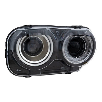 Headlight Passenger Side for Dodge Challenger (2015–2023) LLX-CH2503272C-CL360A70, CH2503272, HID, Clear Lens
