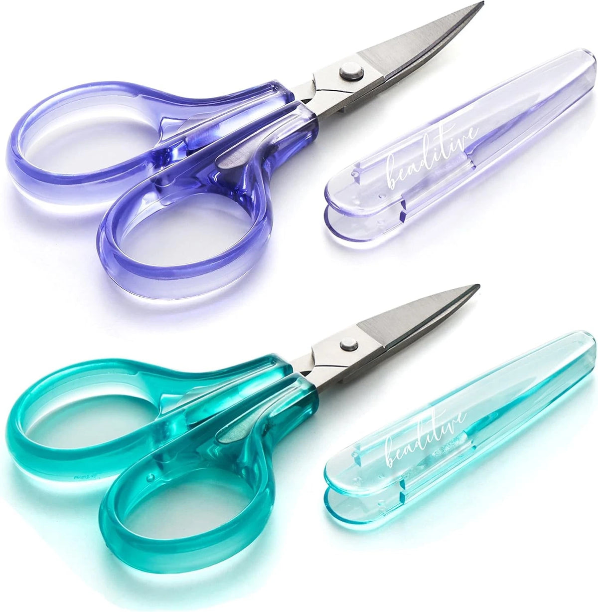 2X Detail Craft Scissors Set for Automotive Detailing (Curved & Straight)