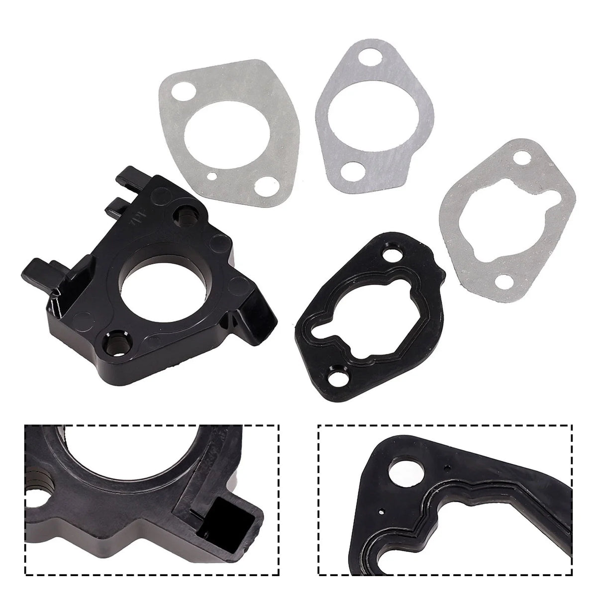 Carburetor Gasket Set with Spacer for GX390 GX340
