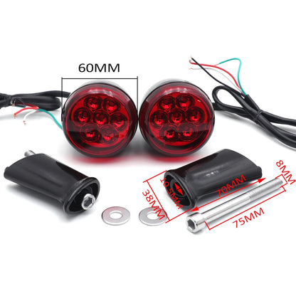 Red Rear Run Brake Turn Signal Light Indicator for Harley Sportster 883 1200 (1992–2017)