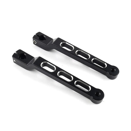 Billet Heel Toe Shift Lever Black & Silver for Harley Tour Electra Street Glide (2009-2023)