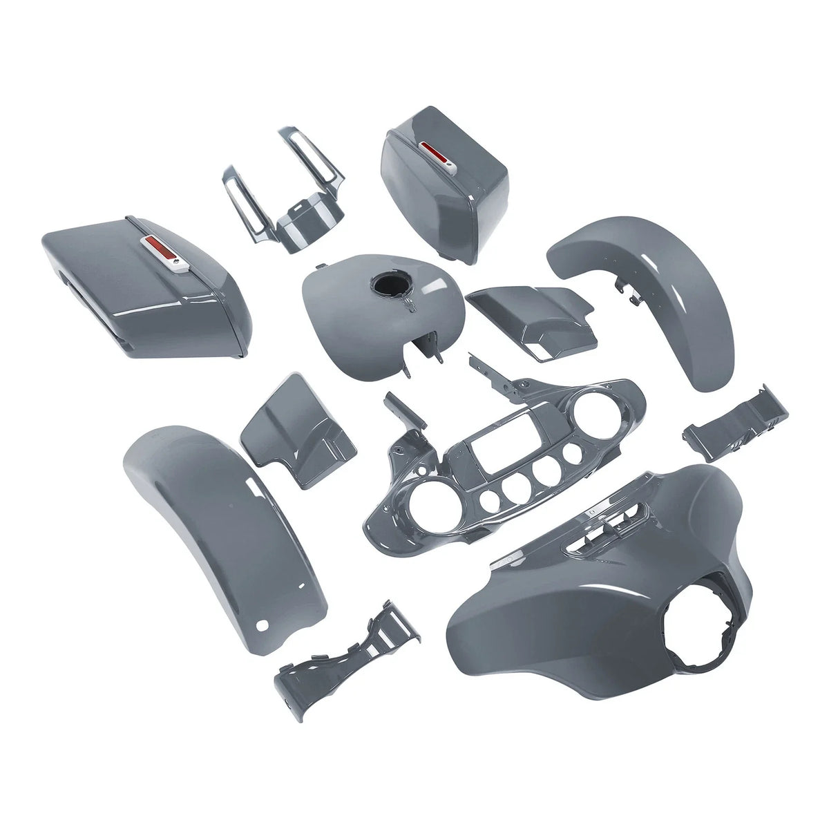 Fairing Bodywork Kit for Harley Touring CVO Street Glide (2014–2023) Gunship Gray