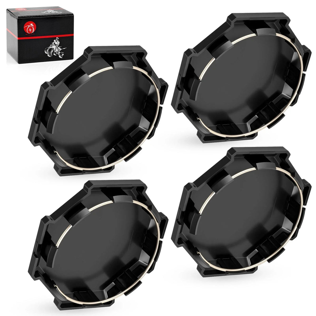 Wheel Hub Cap Set of 4 for Polaris Sportsman 850 Ultimate Trail (2020–2024)