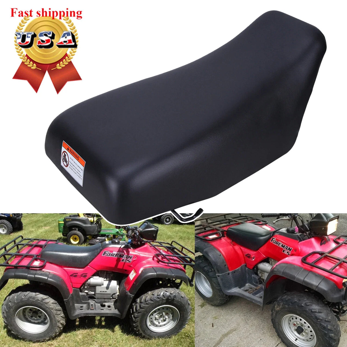 Complete Seat for Honda TRX450FE TRX450FM Foreman 450 (2002–2004) #77100-HN0-A00ZB