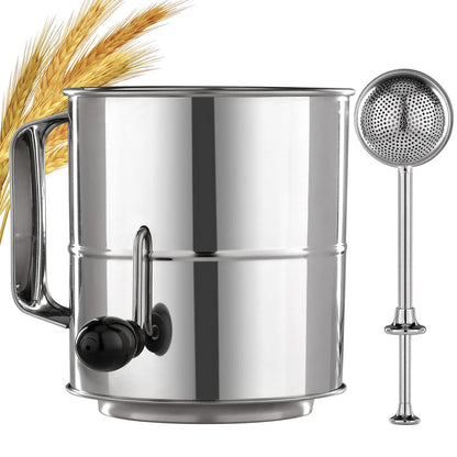 5 Cup Flour Sifter for Kitchen Use (No Year Range)