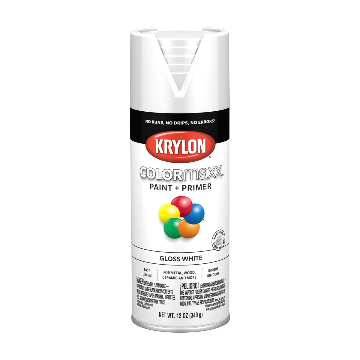 Krylon COLORmaxx Spray Paint and Primer for Indoor/Outdoor Use