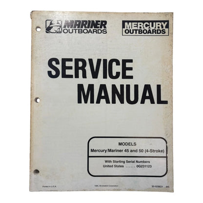 Service Manual for Mercury Mariner Outboards 90-828631 (1995)