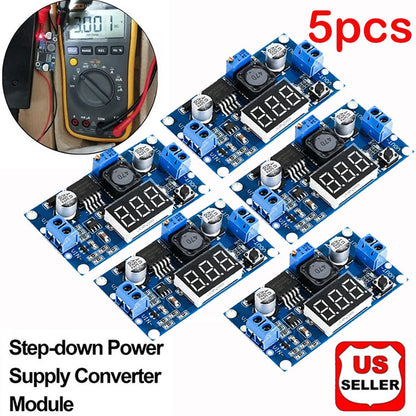 5X DC-DC Step Down Power Supply Module LM2596 2.5-40V IN/OUT