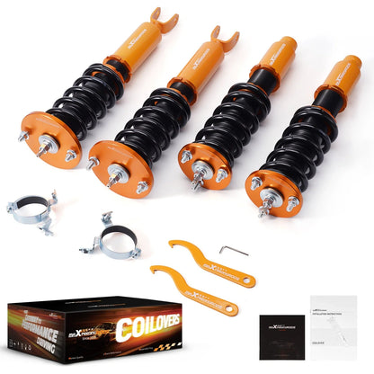 2X Adjustable Damper Coilovers for Honda Accord (1990–1997)