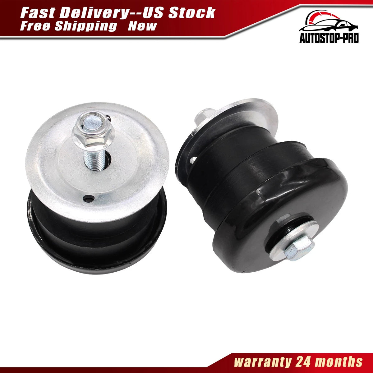 2X Body Mount Kit for GM Pickup K1500 K2500 (1988–2002) 924-010, 11515744