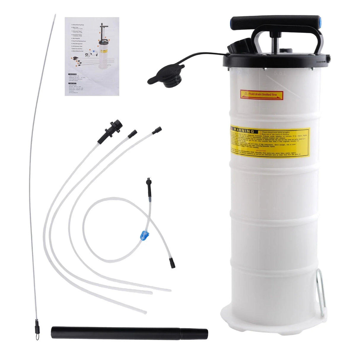 6.5L Manual Oil Fluid Extractor Pump for Engine Oil Transmission