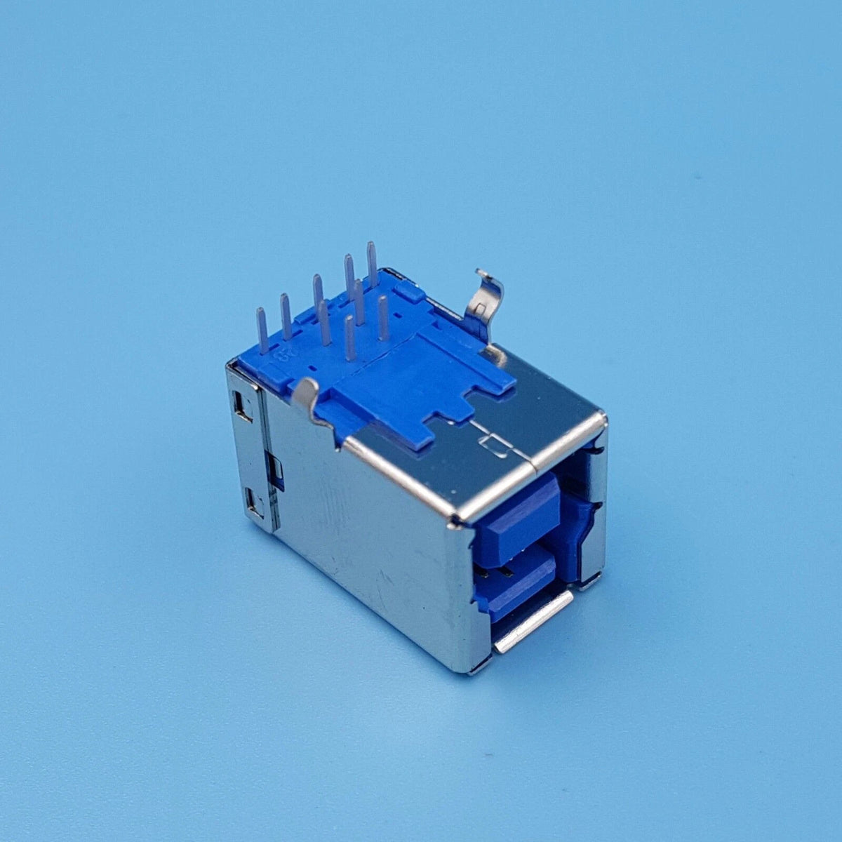 20Pcs USB 3.0 Type B Right Angle 9Pin DIP Female Socket for PCB Solder Connector