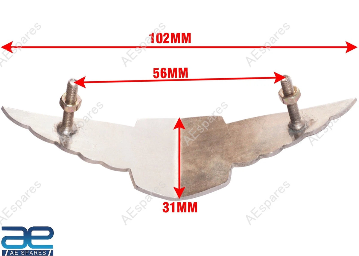 Radiator Grille Badge for Avon Enamel Wings Car (No Part Numbers)