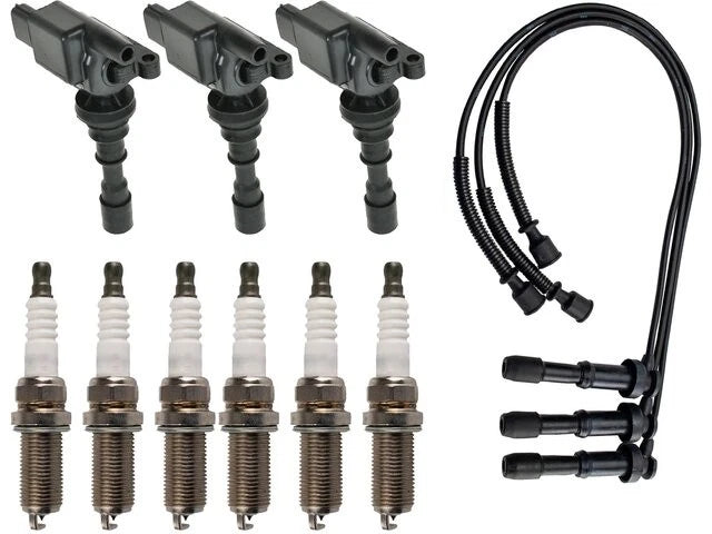 Set of 4 Ignition Coil Spark Plug Wires for Hyundai XG350 (2002) 53843VGFM