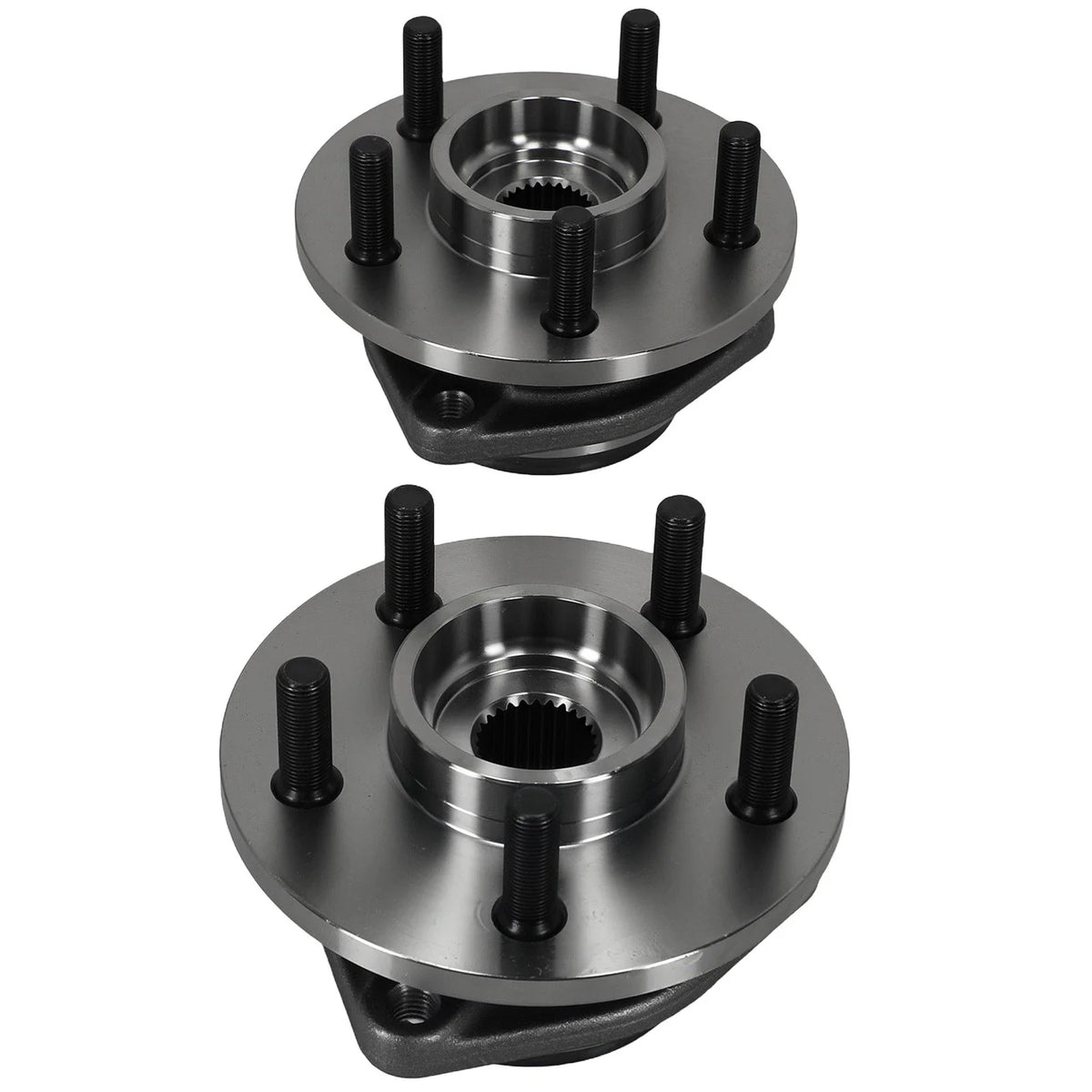 Front Wheel Hub & Bearing Set (2) for Jeep TJ (2000–2006) 513158 3Bolt Mount