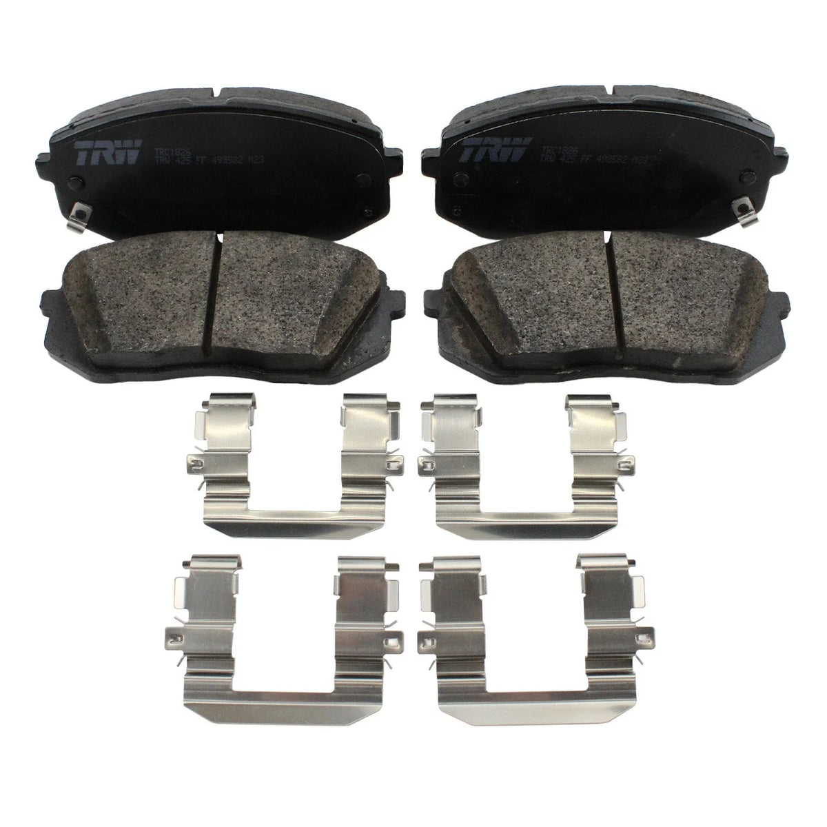 DuraGo Front Rotors & TRW Pro Ceramic Disc Brake Pads Kit for Kia Seltos (2021)