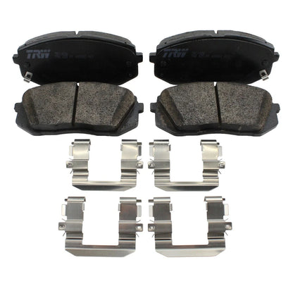 DuraGo Front Rotors & TRW Pro Ceramic Disc Brake Pads Kit for Kia Seltos (2021)