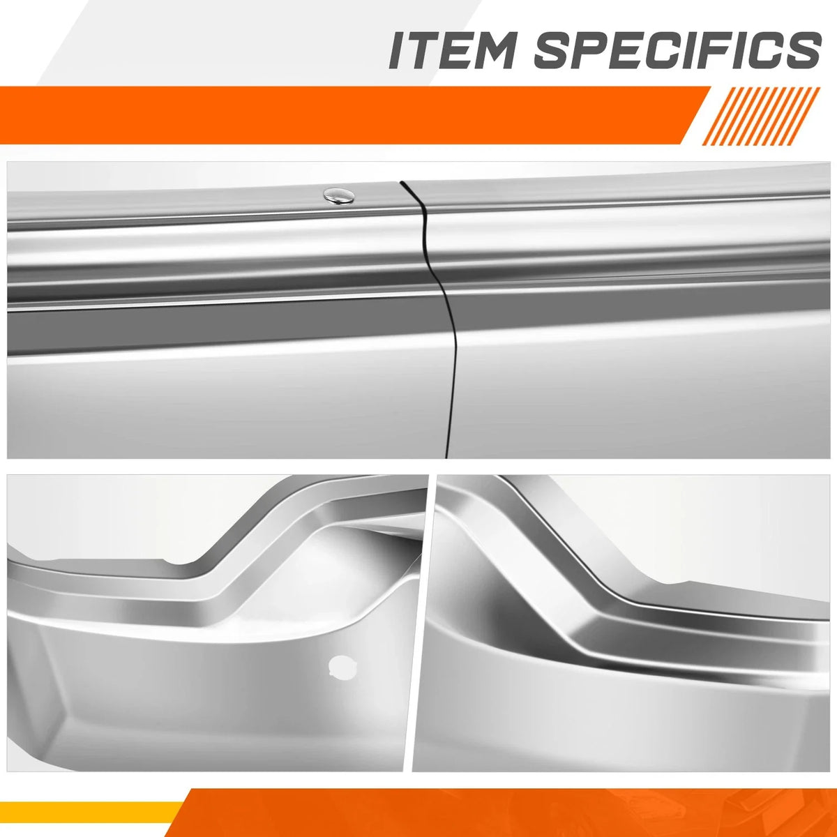 Front Bumper Face Bar for GMC Sierra 1500 Limited (2019–2022) w/ Parking Sensor Holes