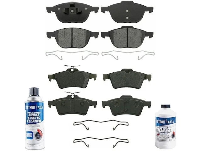 Set of 4 Brake Pads for Mazda 3 Sport (2009–2010, 2012) DK293FB