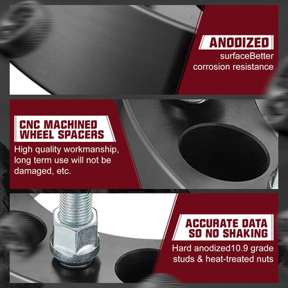 8Pcs 2 Inch Wheel Spacers for Ford F-250 F-350 Super Duty (2011–2024)
