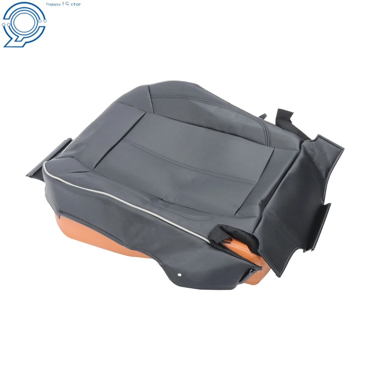 Driver Bottom Cushion Cover for Hummer H3 (2006–2010) Black Leather