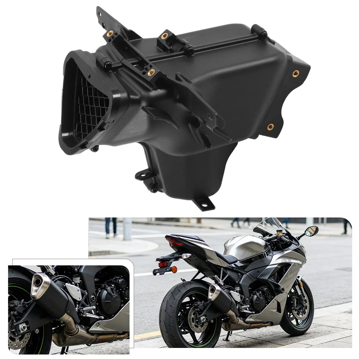 Front Ram Air Duct for Kawasaki Ninja ZX-6R (2019–2026)
