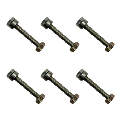 6 Shear Bolts, Nuts & Spacers for Noma 301172 Simplicity 1501216MA Murray 9524MA