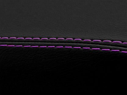 Leather Console Lid Armrest Cover for Nissan 300ZX Z32 (1990–1996) Purple Stitch