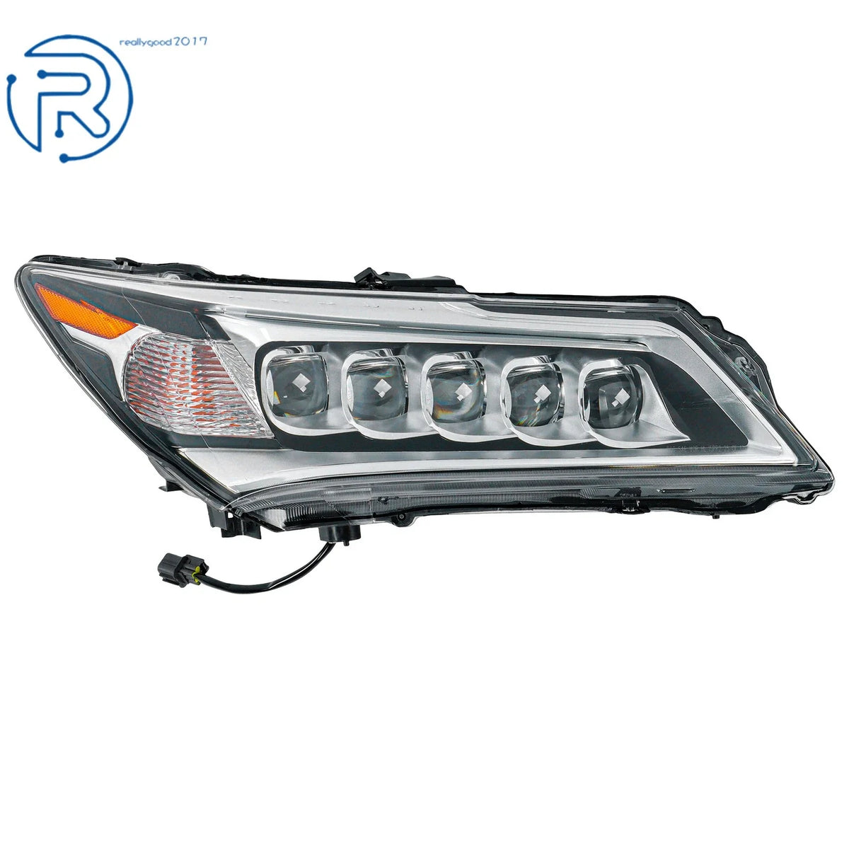 Headlight Assembly for Acura MDX (2014–2016) Passenger Right Side LED