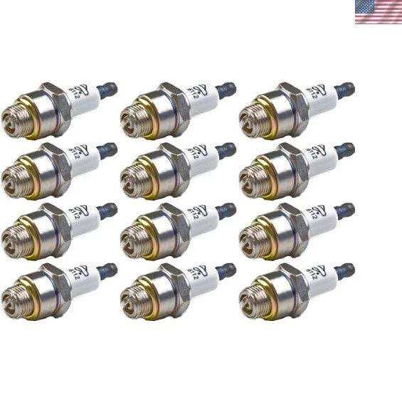 Pack of 12 Spark Plugs for Generators (Vehicle Specific Fit)