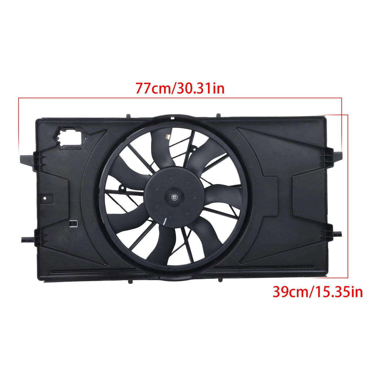Engine Radiator Cooling Fan Assembly for Chevrolet Pontiac (2005–2010) BCK97955K, 620635
