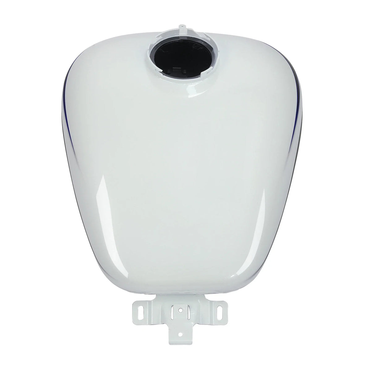Fuel Gas Tank for Harley Touring (2008–2023) - White Amethyst Black Flames