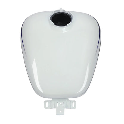 Fuel Gas Tank for Harley Touring (2008–2023) - White Amethyst Black Flames