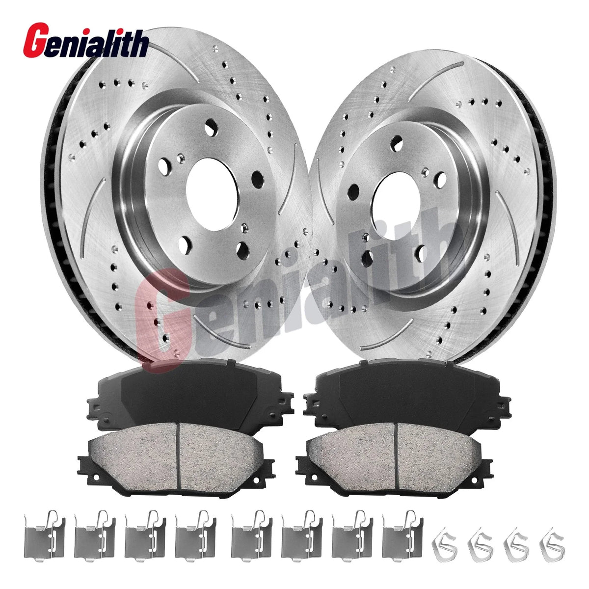Front Brake Rotor Pad for Toyota RAV4 (2006–2018), Corolla iM (2017–2018)