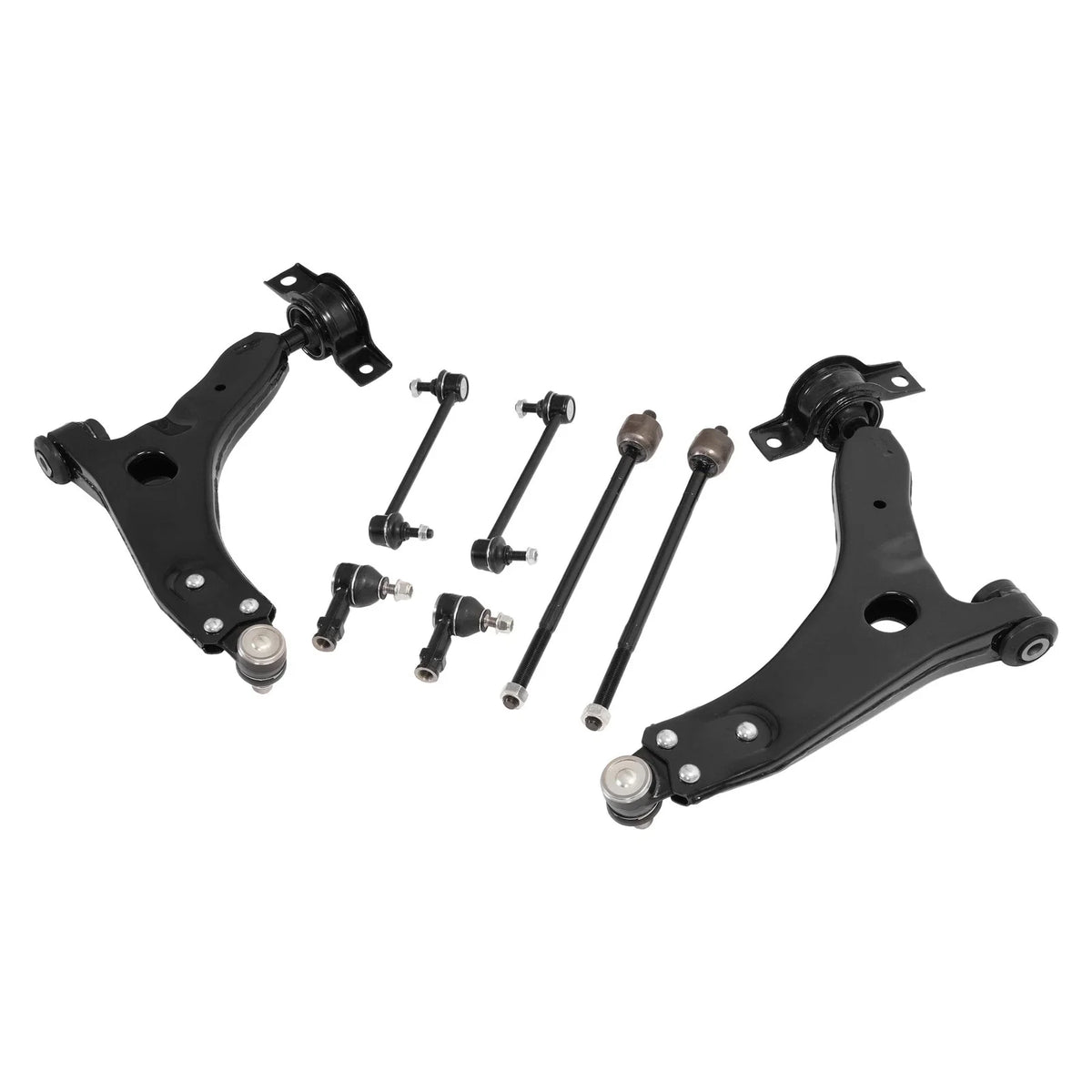 Set of 4 Outer Inner Tie Rod Ends, Sway Bar End Links, Control Arm for Ford Focus (2006–2011)