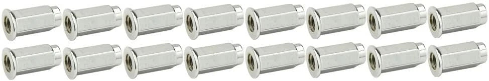 16pk Flat Base Chrome Lug Nut for (ALUG15)