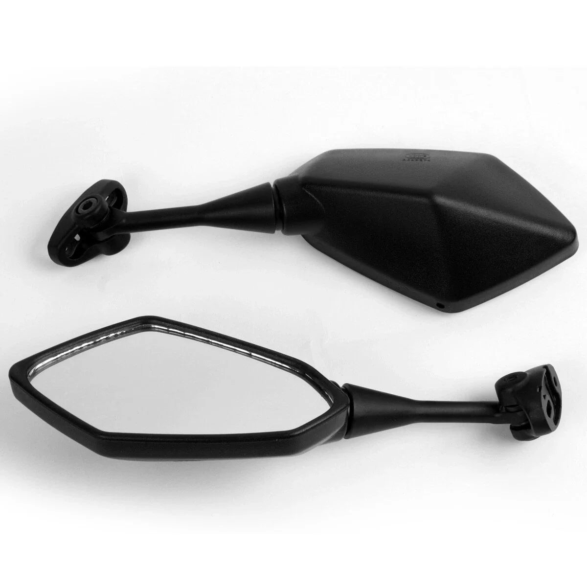 Black Pair Rear View Mirrors for Hyosung GT125R GT250R GT650R GT650S (2003–2018)