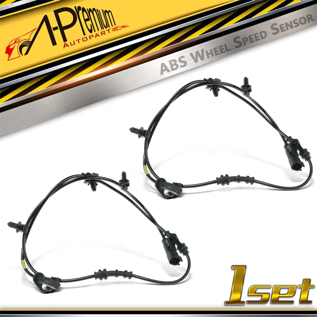 2X Front ABS Wheel Speed Sensors for Chevy Malibu (2016–2021) 84363657, 84329412, 84336588, ALS3090
