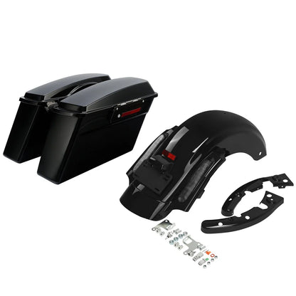 Hard Saddlebags & Rear Fender System for Harley Street Road Glide (2009–2013)