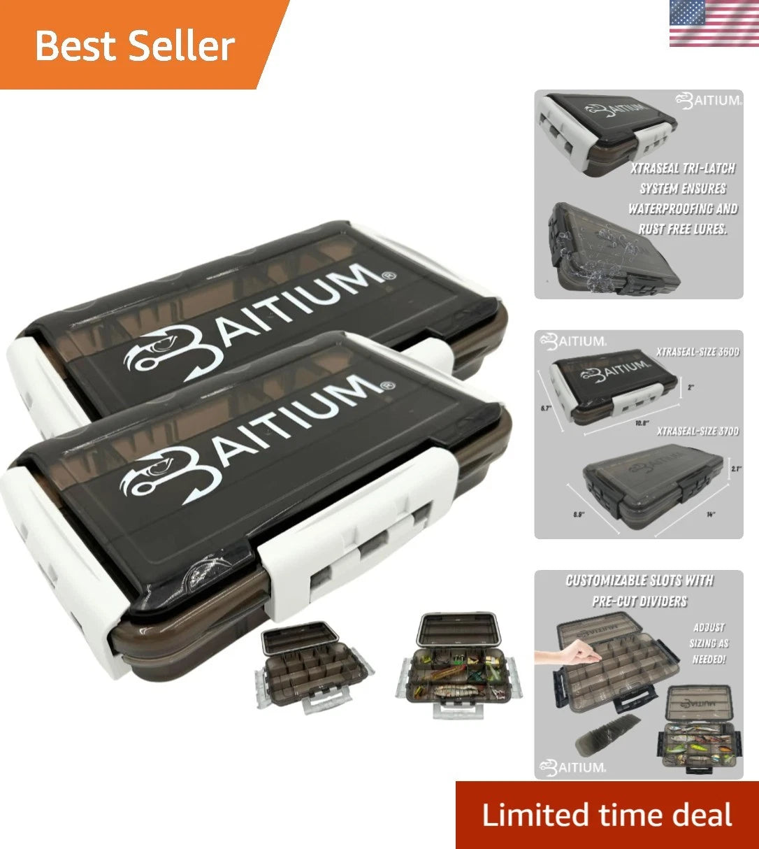 30 Compartment Tackle Storage Box for Fishing Adventures