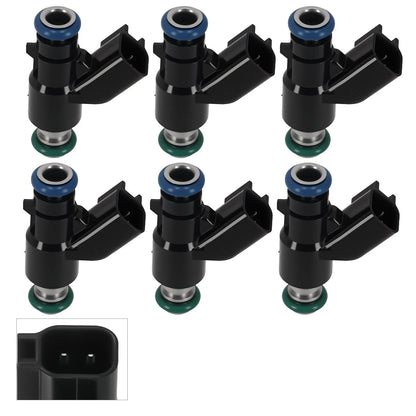 6PCS Fuel Injectors for Chevy Malibu Monte Carlo 3.5L 3.9L V6 (2006–2010)