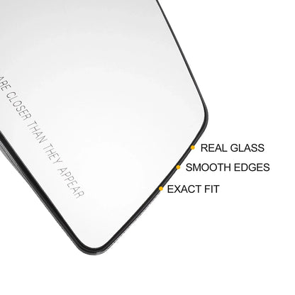 Right Side Heated White Mirror Glass for GMC Acadia, Chevrolet 
