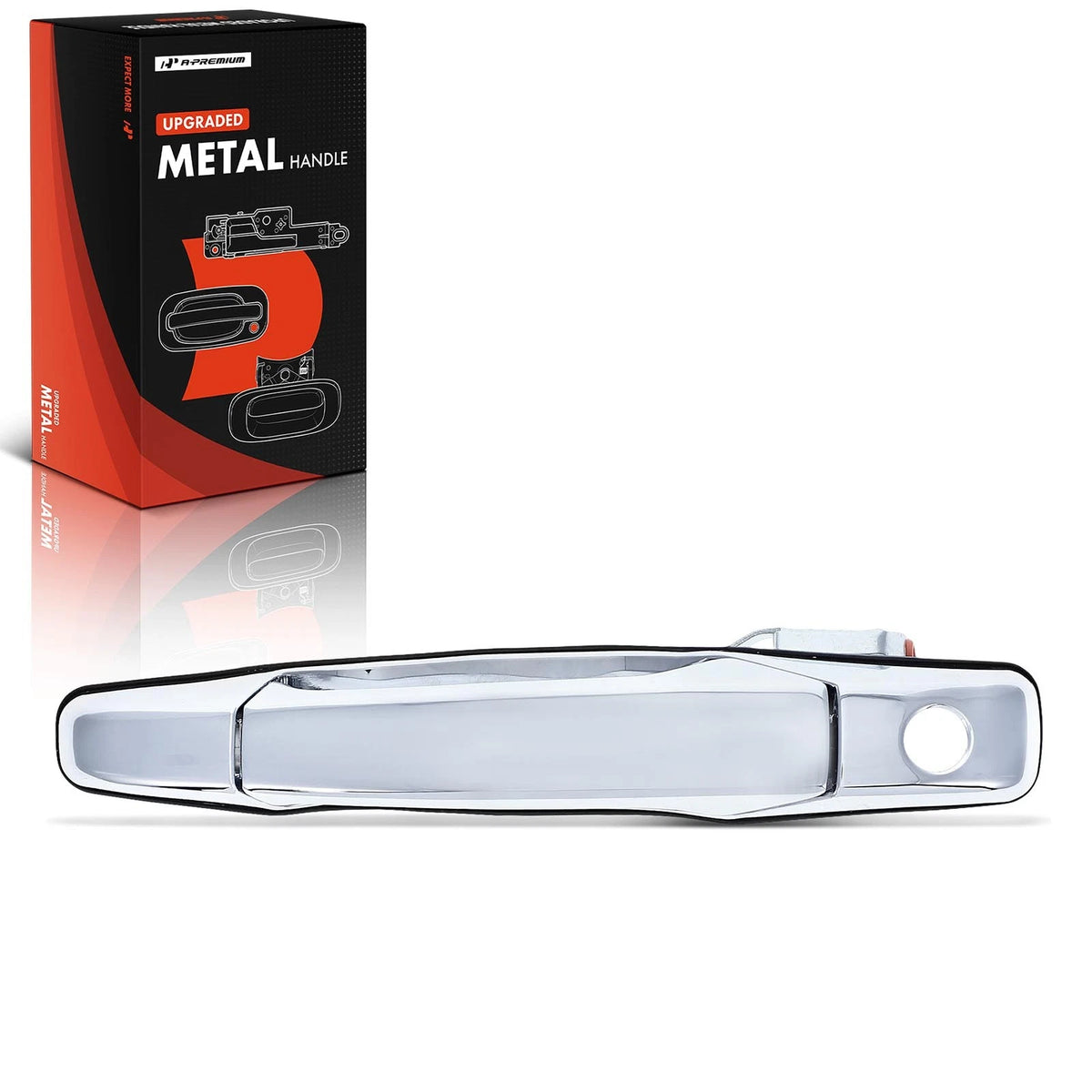 Front LH Metal Door Handle for Silverado 1500 (2007–2013) 22738721-ACHMT, 80546