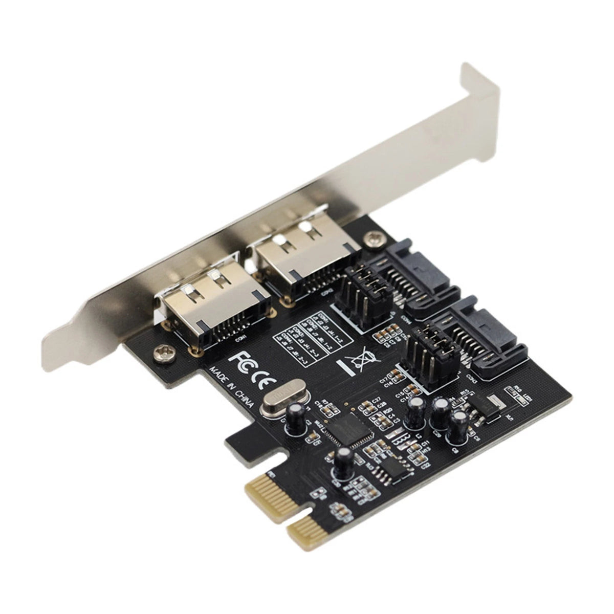 eSATA PCI-E x1 Interface Card for Windows (ASM1061 Chipset)