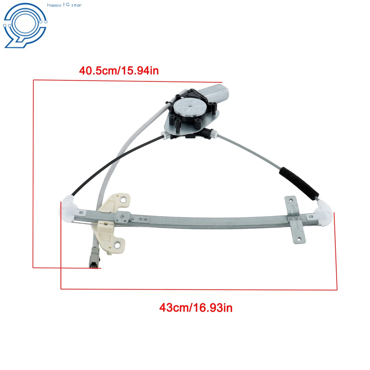 Power Rear Right Window Regulator with Motor for Honda Civic Sedan (2001–2005)