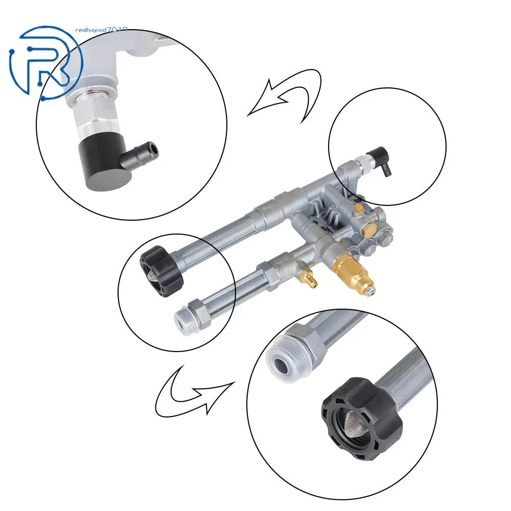 Pressure Washer Pump Head for AR SRMW RMW2.2G24 RMW2G23B RMW2G24 (AR42940)